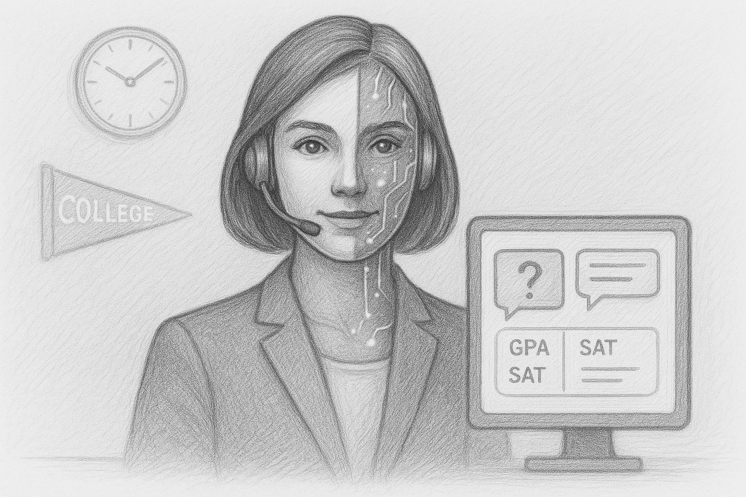 College counselor illustration