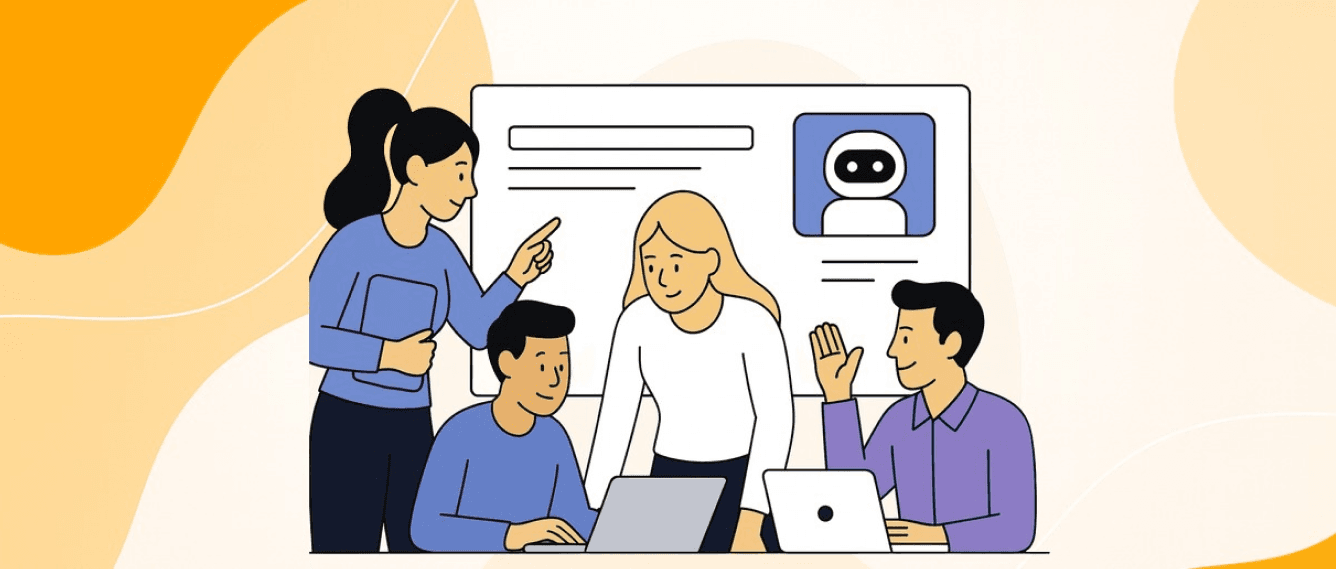 Team collaboration illustration